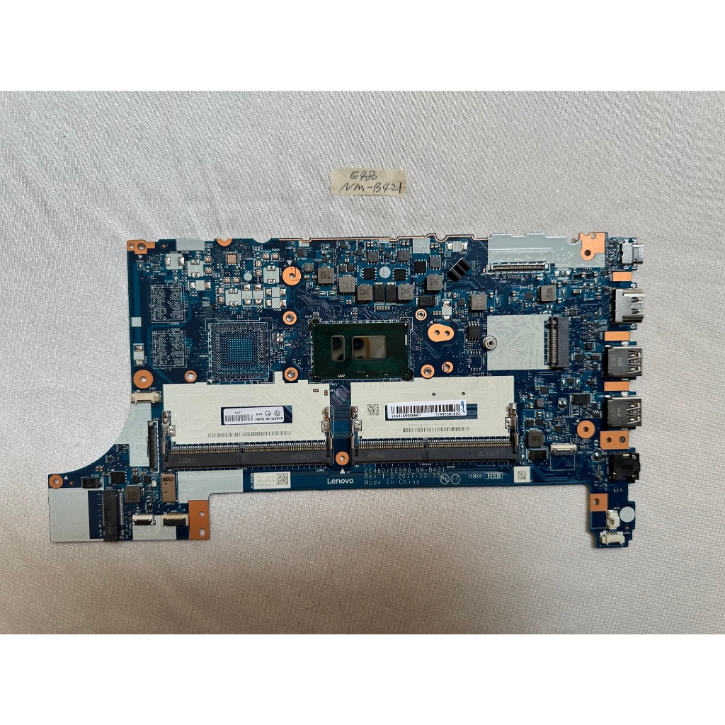 MOTHERBOARD Lenovo thinkpad E480 NM-B421  I3-7020U GM I3-7020/7130 dilakukan test OK Kondisi motherb
