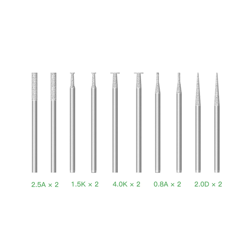 Ujung GERINDA GRINDING 2UUL DA82 Replacement Tips for 2UUL Polish Drill Pen 10pcs/set