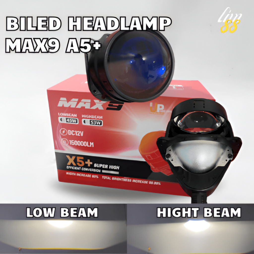 Biled Headlamp 2,5inch Max9 A5+