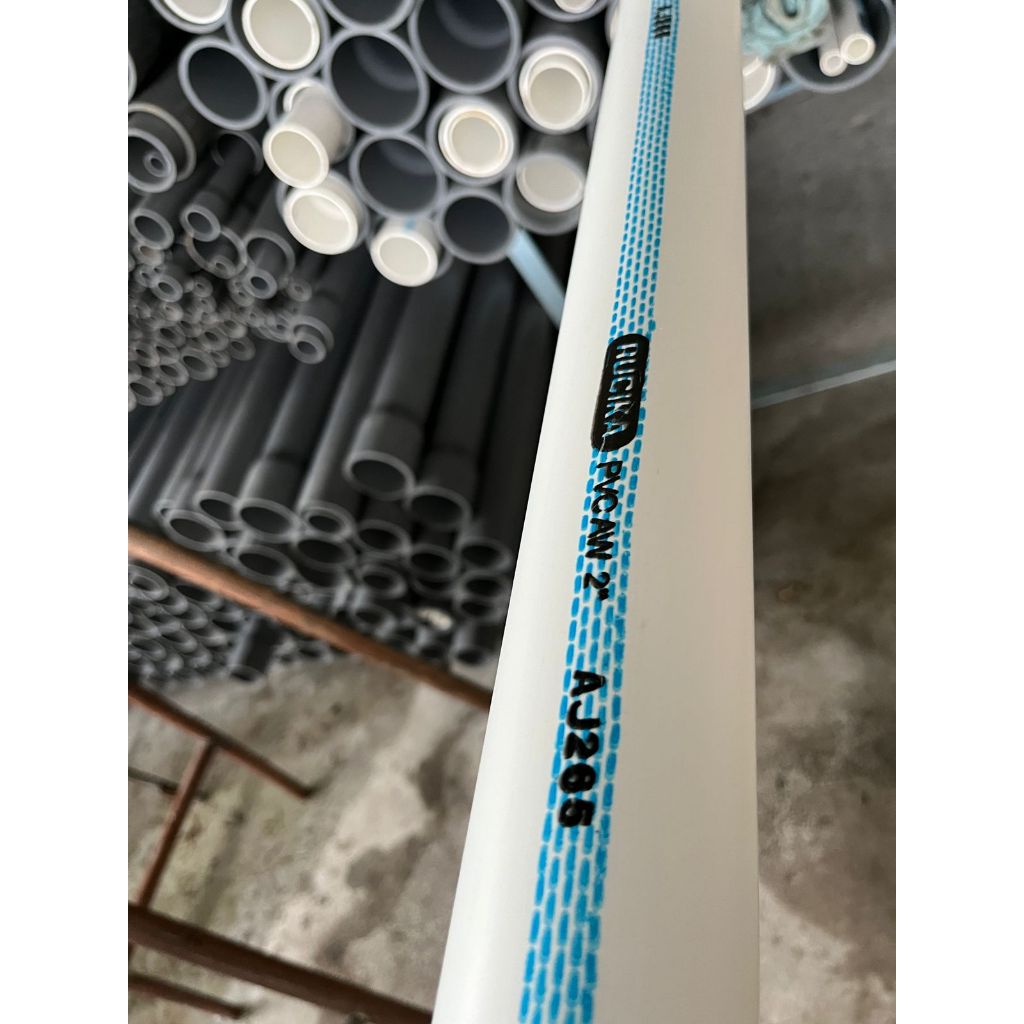 Pipa PVC Standar Rucika 2 inch ( 50mm ) AW / Pipa PVC 2" AW / Pipa PVC Kelas AW 2 inch / Pipa PVC Ru