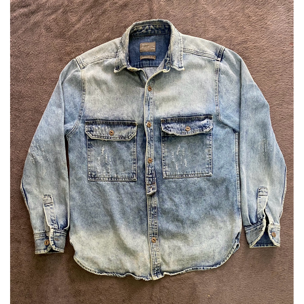 link kemeja biru keren