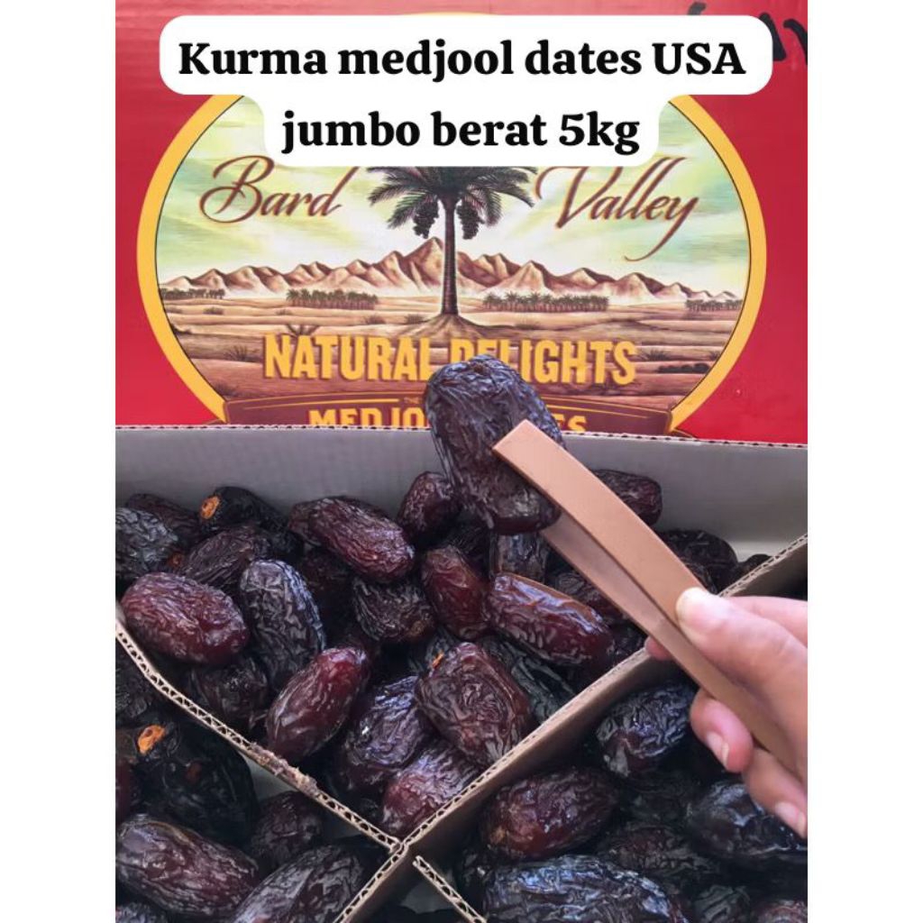Kurma Medjool Dates USA Jumbo Berat 5Kg /Dus