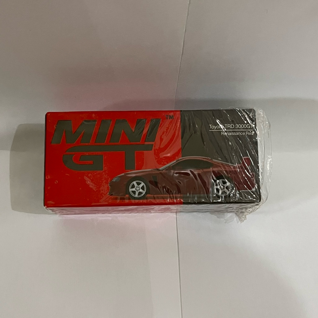 Mini gt Supra trd3000 merah unsealed diecast64