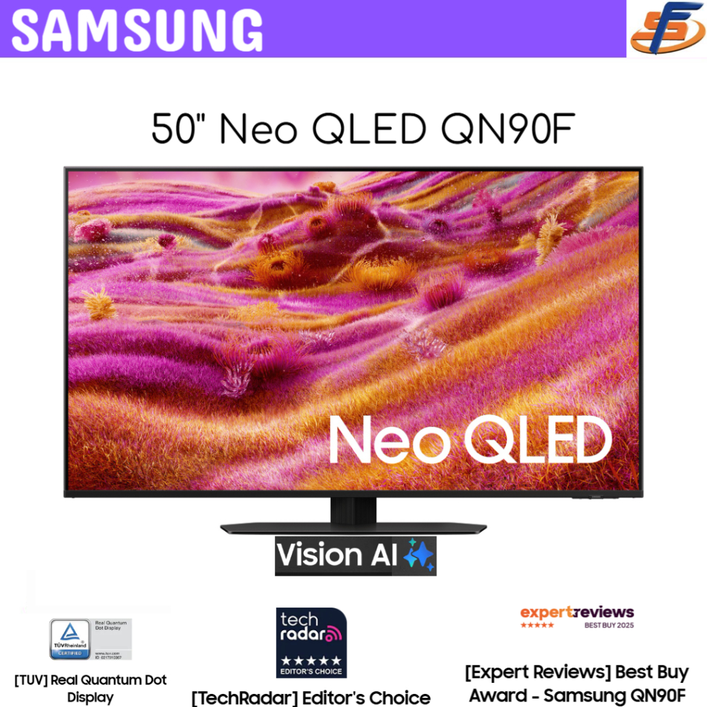 SAMSUNG 50QN90F - QUANTUM MATRIX 4K SMART TV NEO QLED 50'INCH 2025 QN90F - QA50QN90FAKXXD QA50QN90F 
