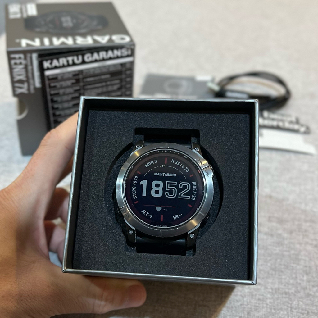 Garmin Fenix 7x Sapphire Solar Carbon Grey