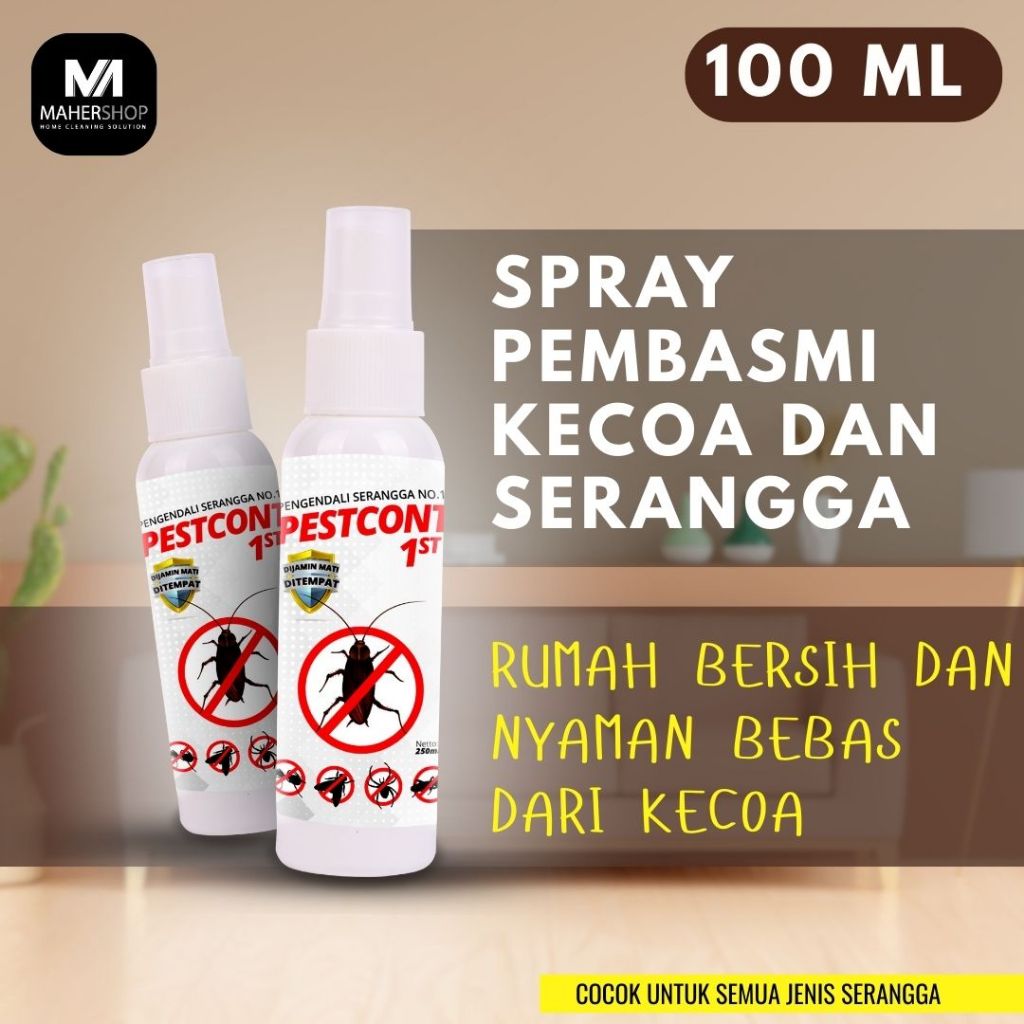 Pestcont obat racun pengendali serangga kecoa, racun kecoa, serangga rumah, obat anti serangga kecoa