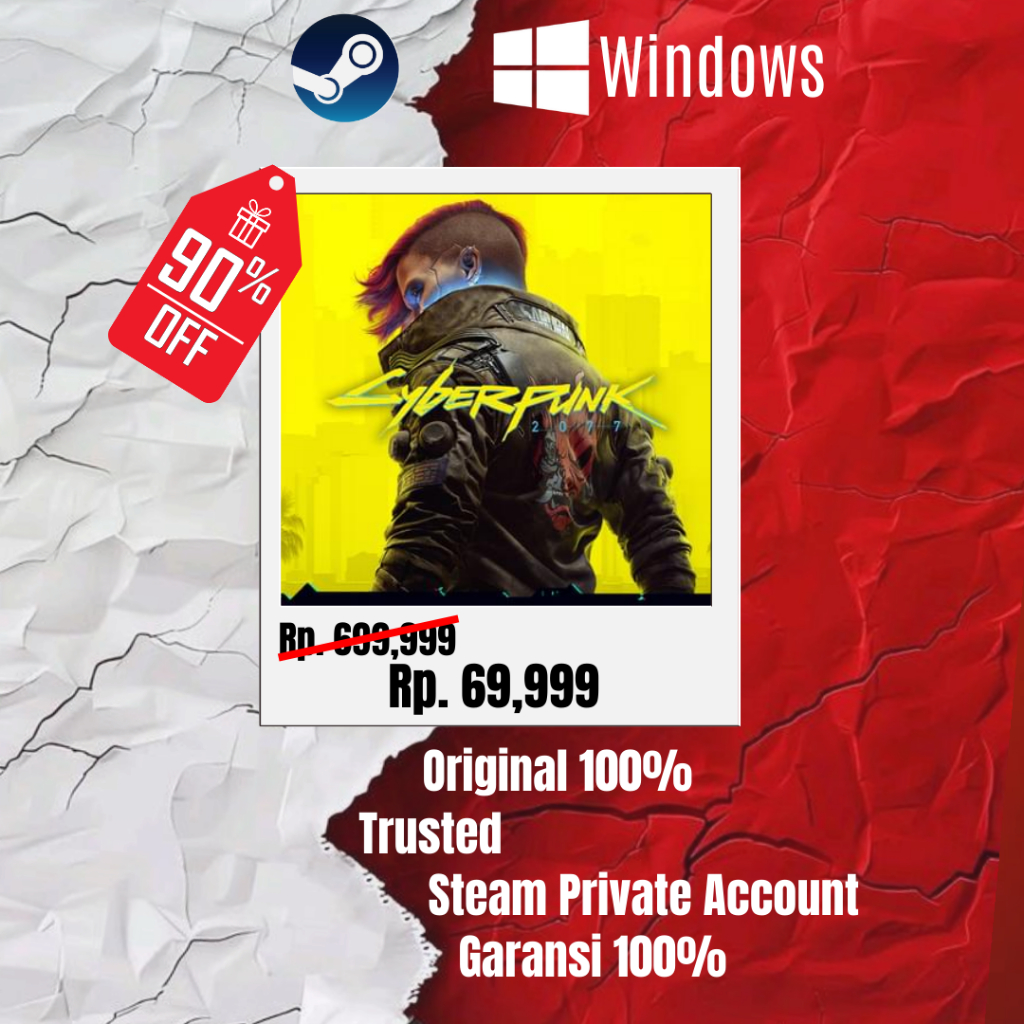 Cyberpunk 2077 - Game Steam PC ORIGINAL