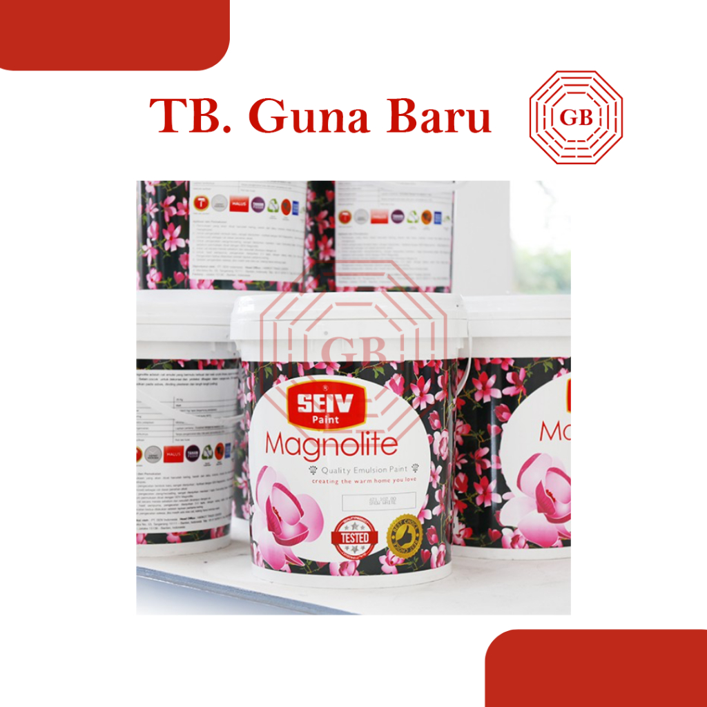SEIV Magnolite Cat Tembok Interior kemasan 5kg