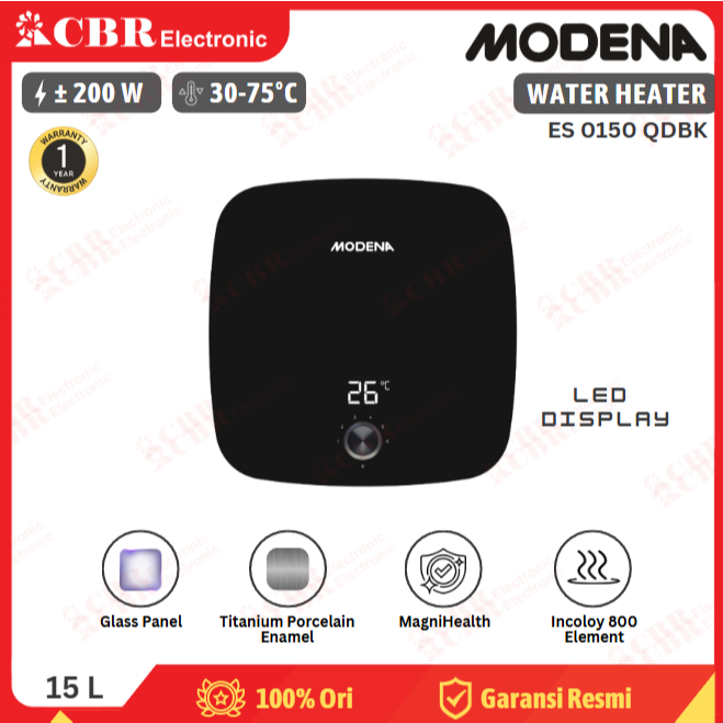 Water Heater Modena 15L - ES 0150 QDBK