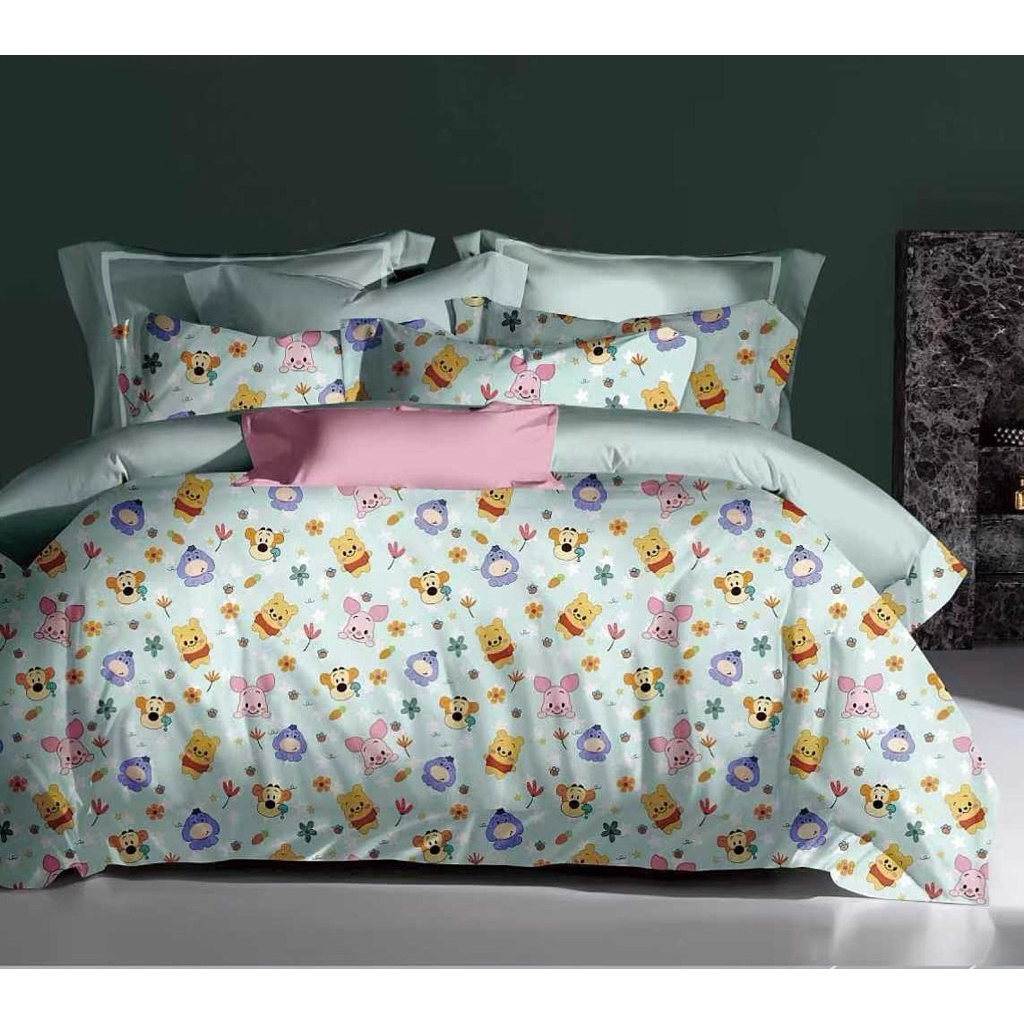 Sprei Set Anak atau Bedcover Set Kids Tcl Sutra Organik 60s 90x200 100x200 120x200 160x200 180x200 2