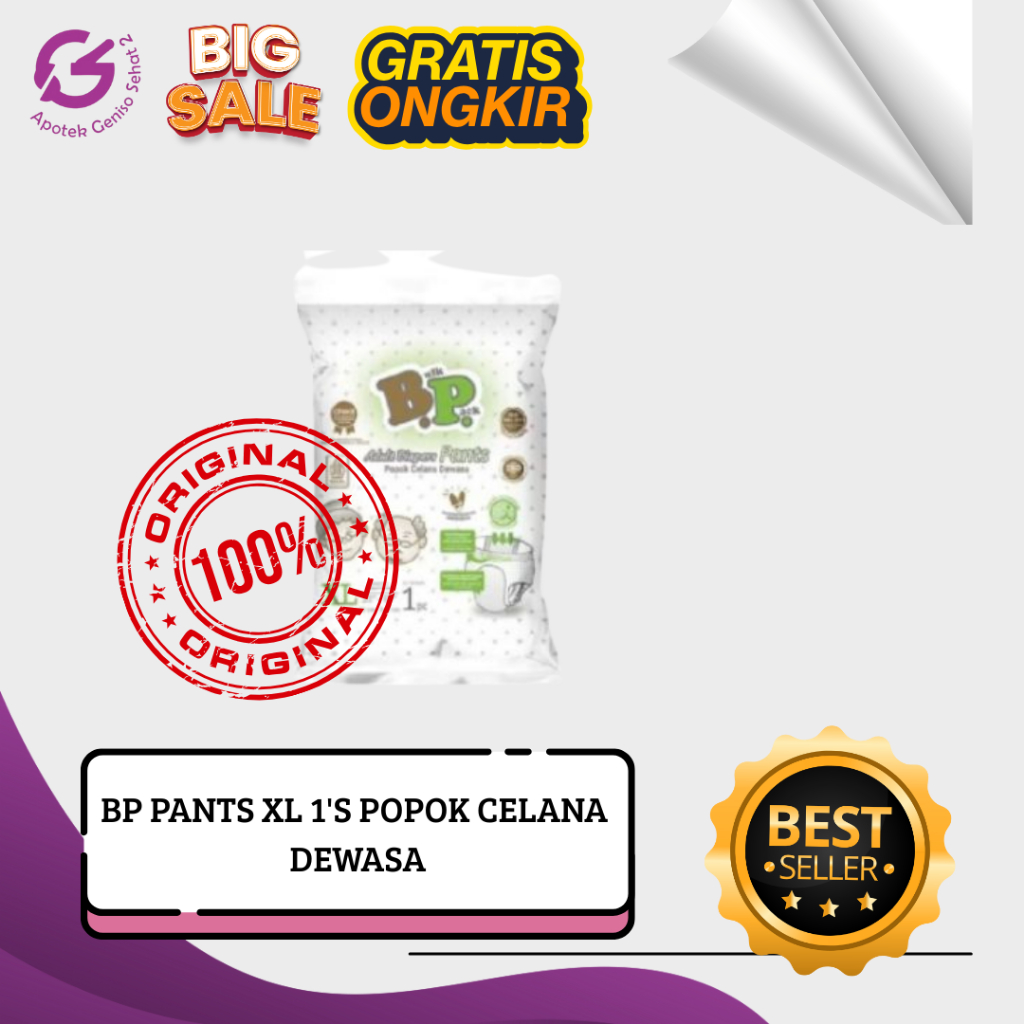 BP PANTS PAMPERS CELANA DEWASA UKURAN XL ISI 1 PCS
