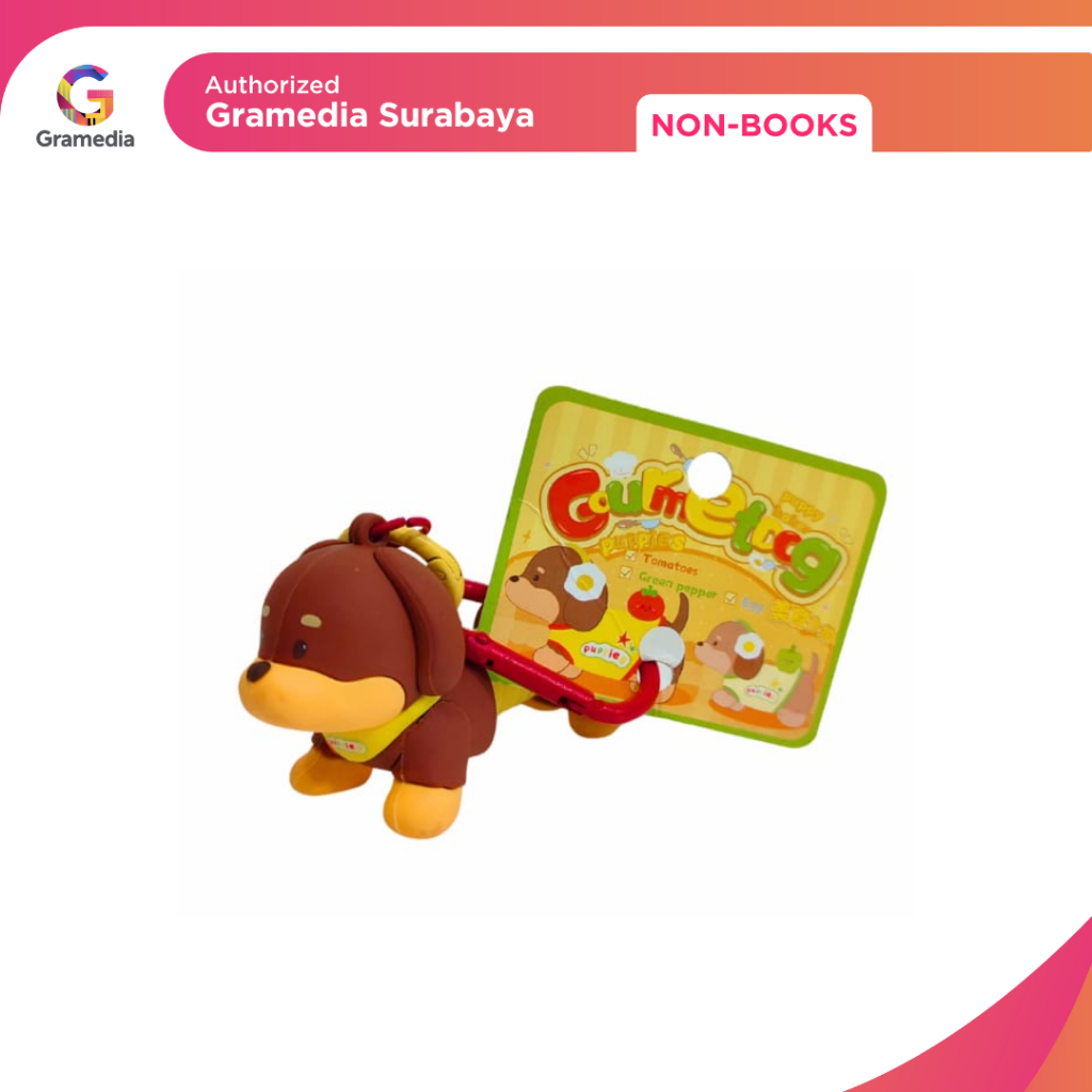 Gramedia Surabaya - Kako Bag Charm Dachshund Gourmet