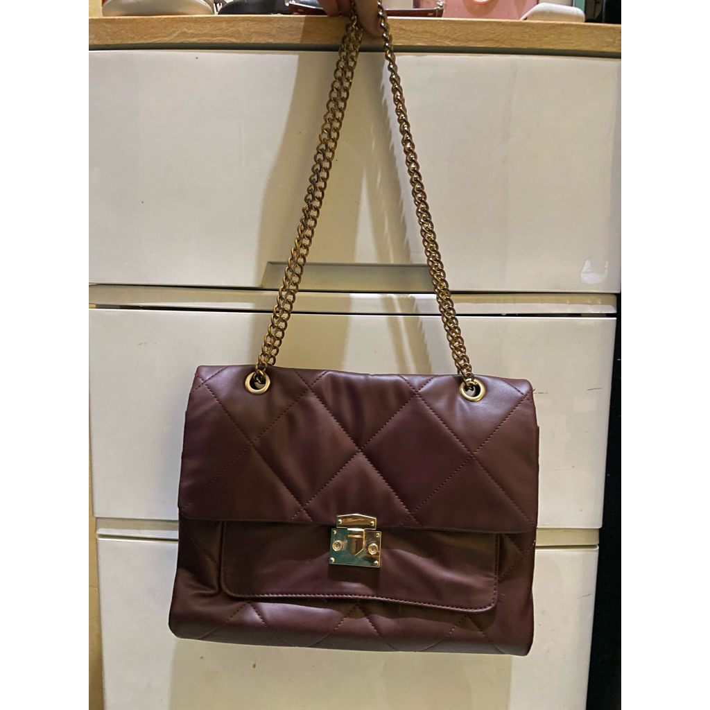 Prelove Berrybenka bag maroon
