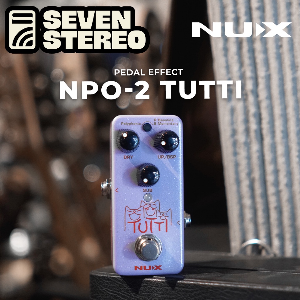 Nux Tutti Polyphonic Octave Pedal - NUX NPO-2 NPO2