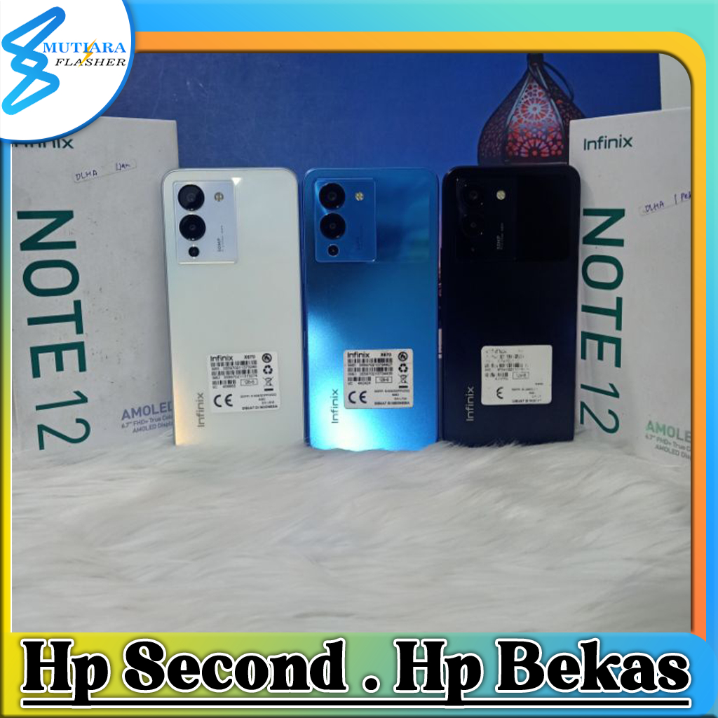 Infinix Note 12 Ram 8/128GB | Ram 8/256GB Bekas Original Flasher Store