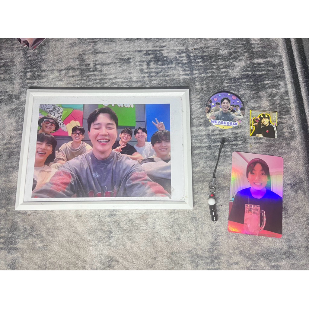 [OPEN PO] with frame postcard bts we are back ot7