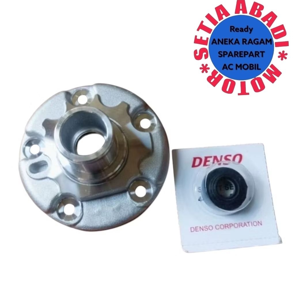 silinder head kepala compresor + Shaft seal AC mobil