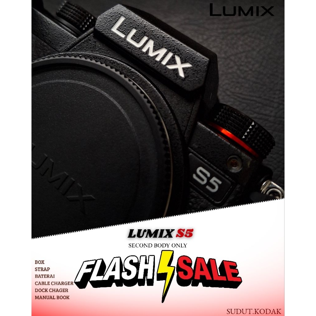 KAMERA LUMIX S5 PANASONIC SECOND
