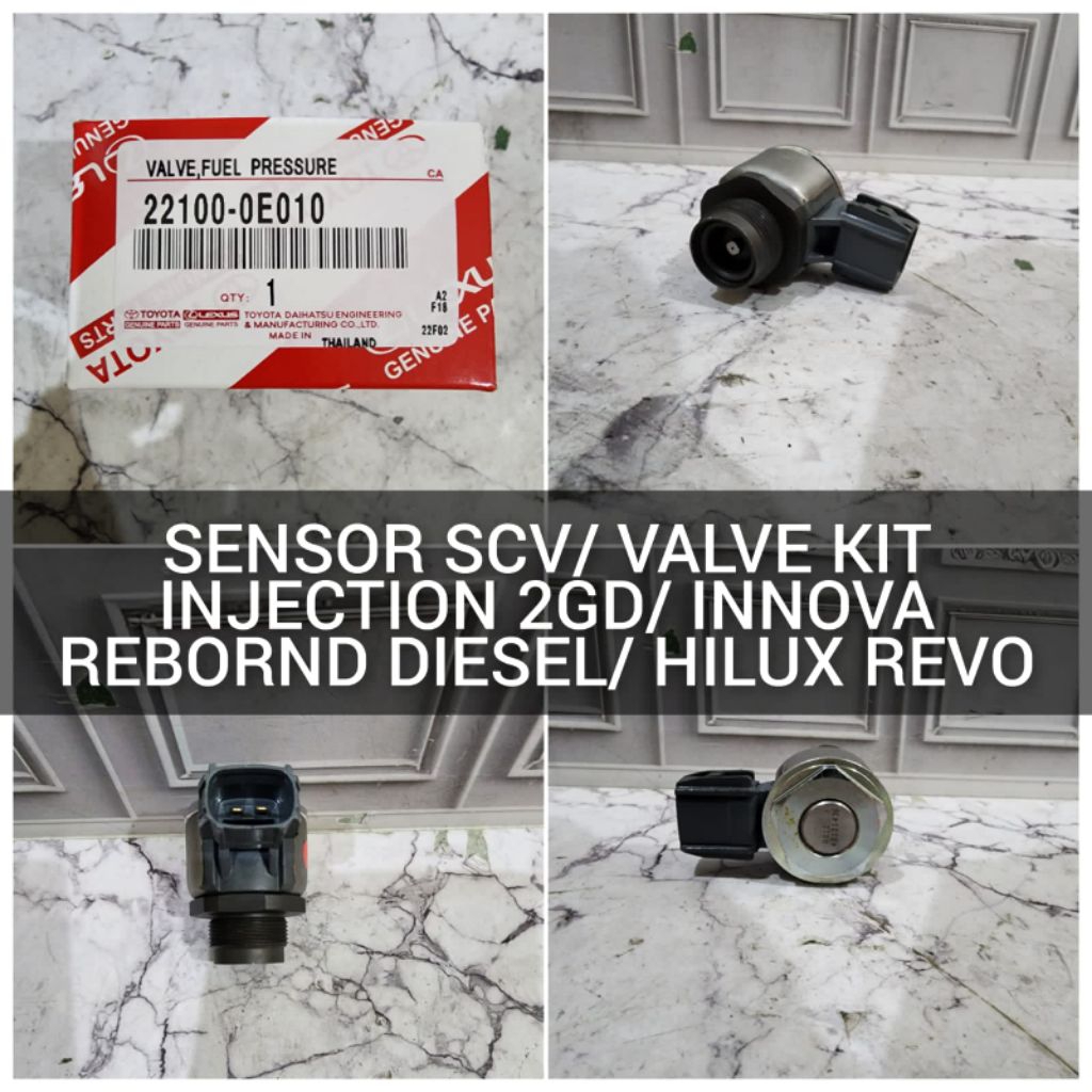 SENSOR SCV/ VALVE KIT INJECTION TOYOTA 2GD/ INNOVA REBORND DIESEL/ HILUX REVO ASLI ORIGINAL OEM
