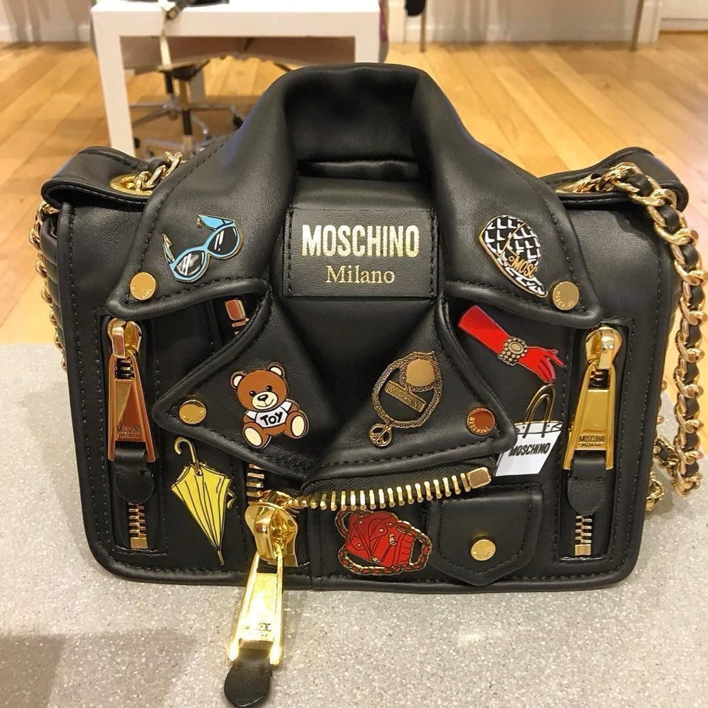 SOLD | Tas Moschino Biker Bag PIN LIMITED EDITION