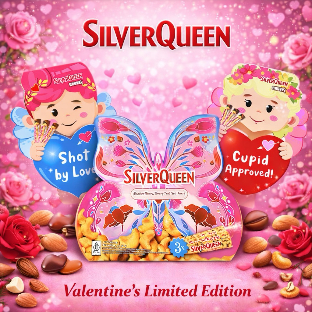 SilverQueen edisi Valentine | Coklat Silverqueen valentine | Cokelat Silverqueen valentine