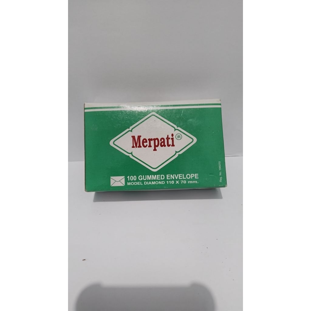 amplop mini merpati / amplop putih kecil 60 GSM (1 slop isi 5 pak) (s:slop)