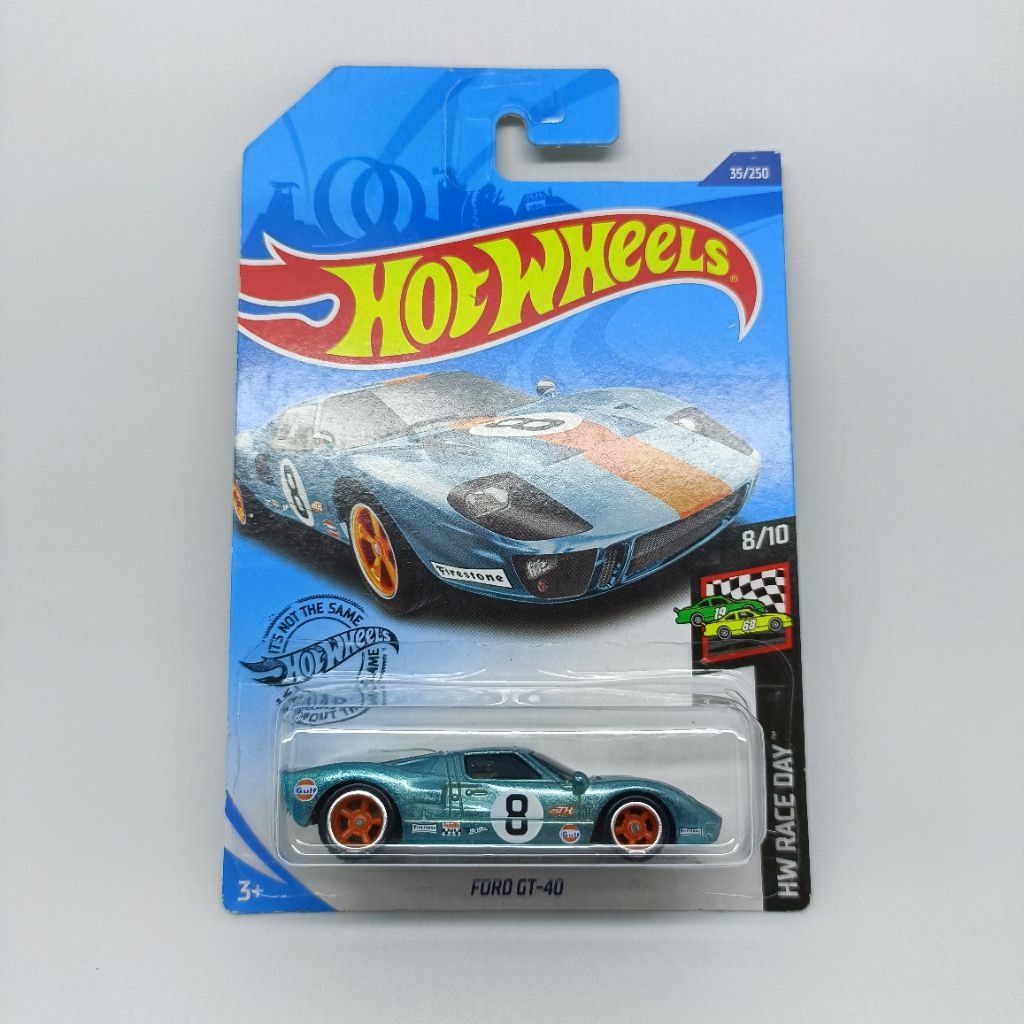 Hot Wheels Ford GT-40 Super Treasure Hunt STH Original Mattel Free Protektor