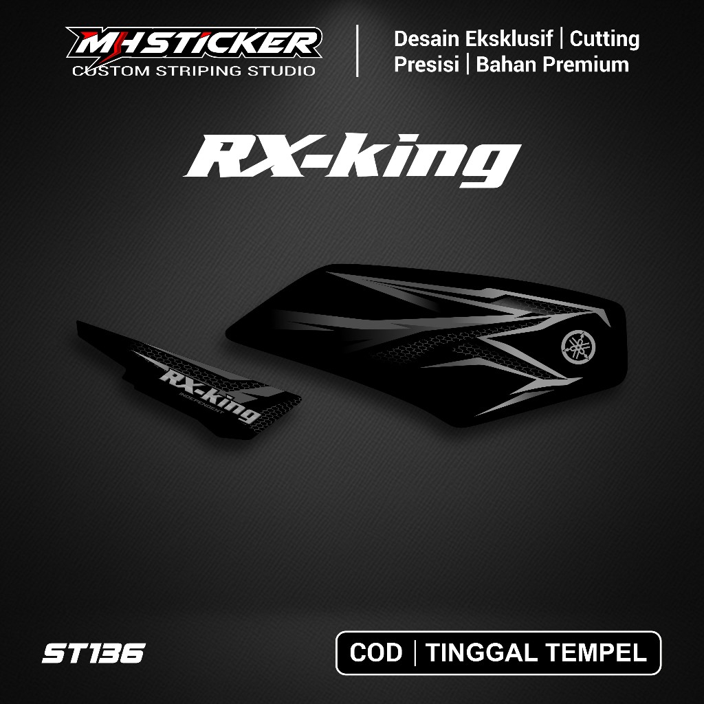 Striping rx king 2008 - 2007 / Stiker rx king variasi 2008 tinggal pasang