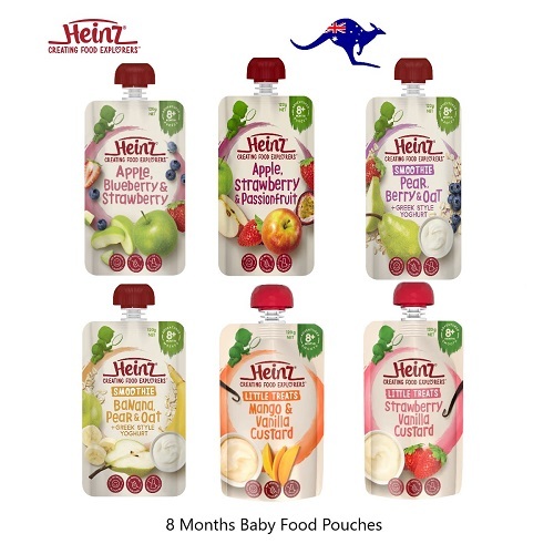 Bubur Bayi Heinz Baby Food Pouch 8+ Months