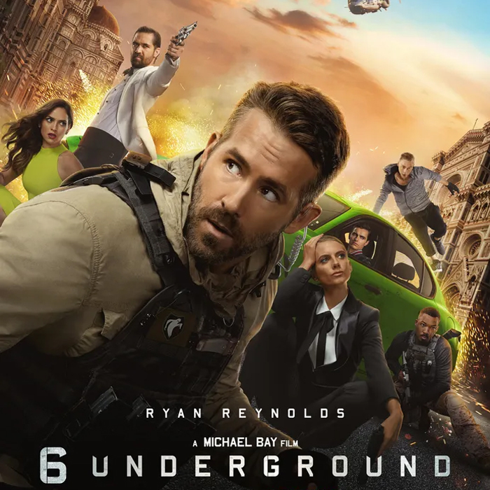 kaset DVD film barat 6 Underground (2019)