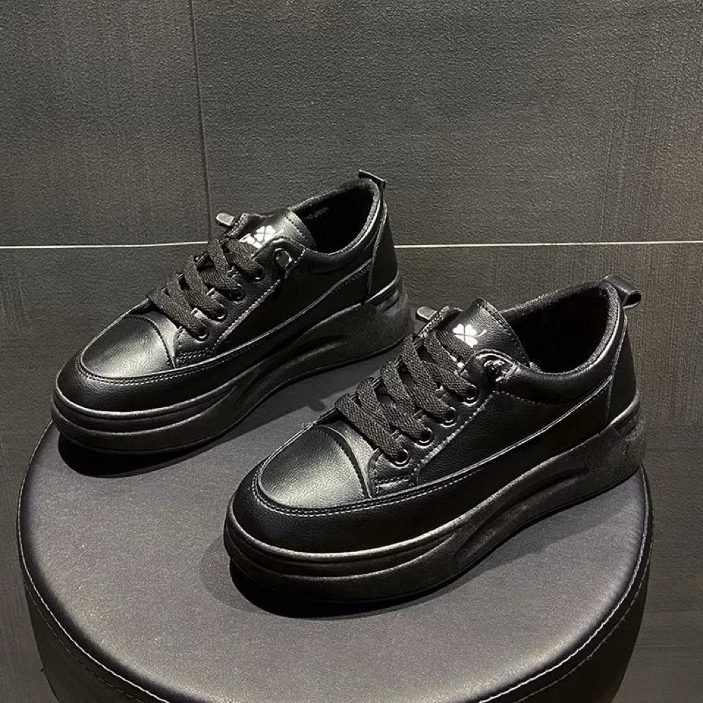 sepatu sneakers fashion hitam wanita sepatu sneakers wanita casual polos sepatu hitam polos wanita