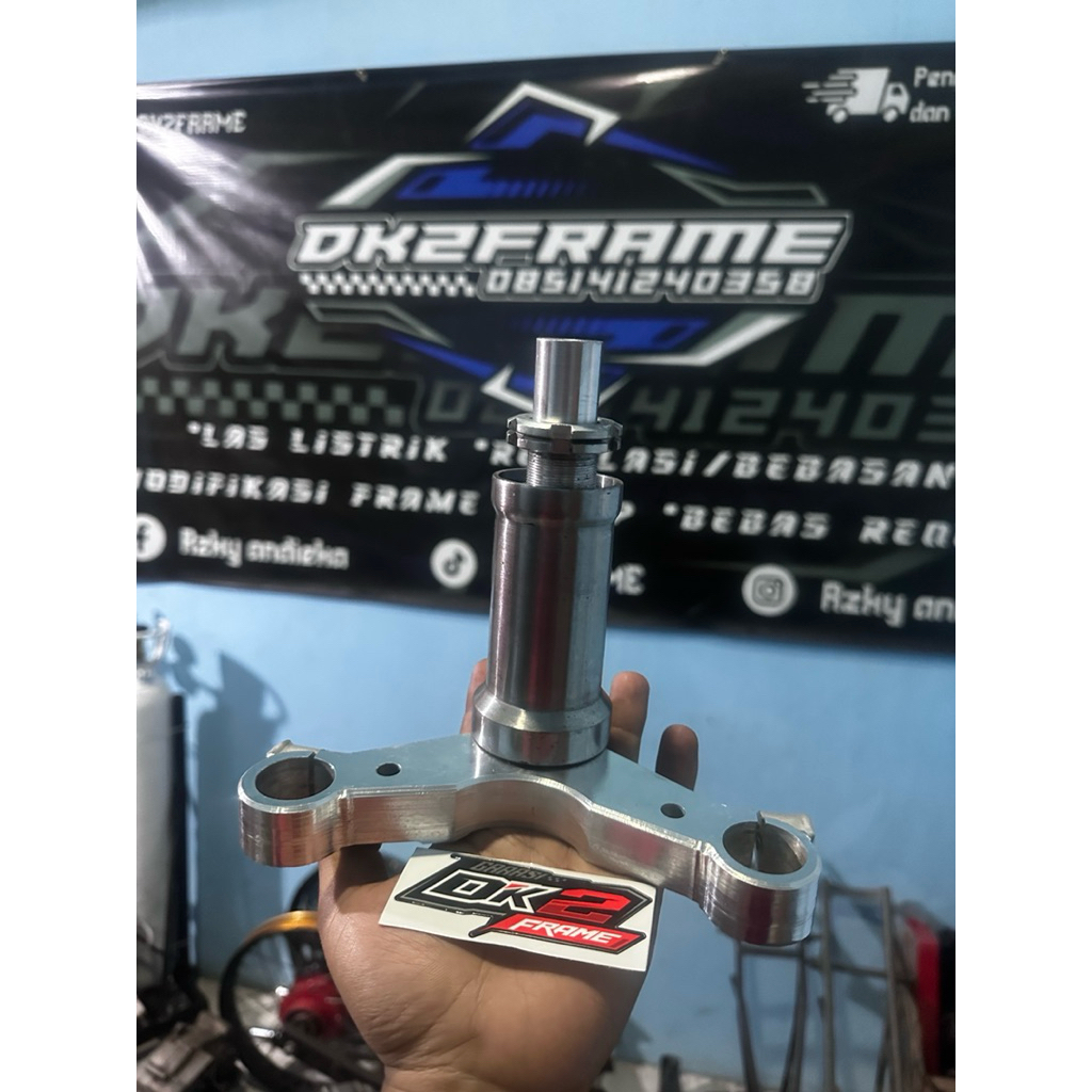 T/SEGITIGA 10CM FU ALUMUNIUM AS DURAL+RUMAH KOMSTIR SLEEP ENGINE