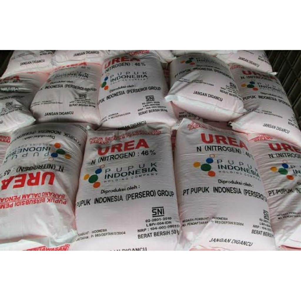 Pupuk Urea Nitrogen 46% Pupuk berkualitas Untuj Segala Jenis tanaman anda isi 5 kg.