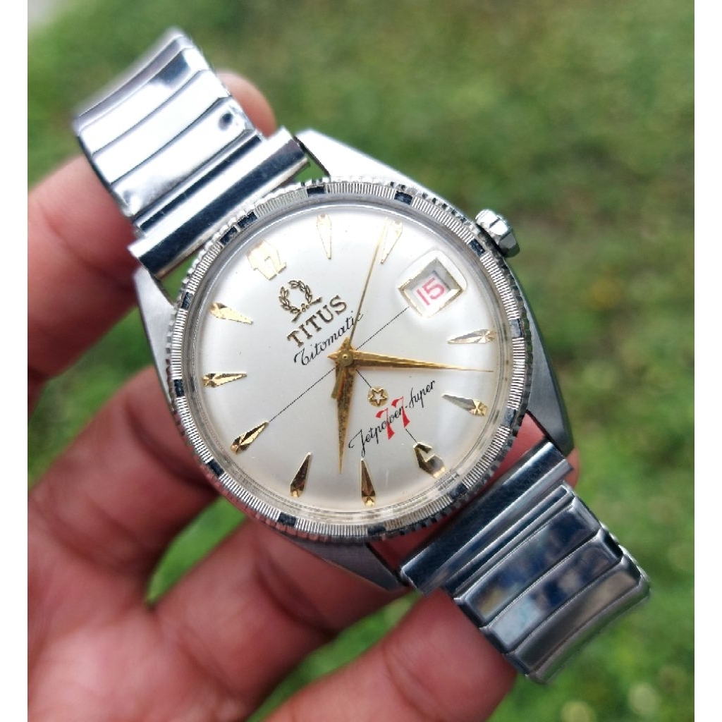 Jam Tangan Titus 77 Jet Power Super Automatic Original Thunderbird Very Rare