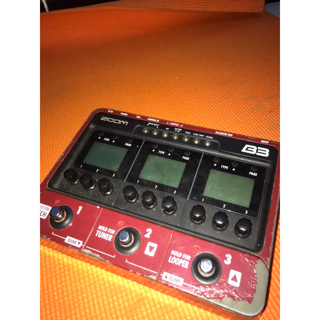 bass effect zoom b3 amp simulator