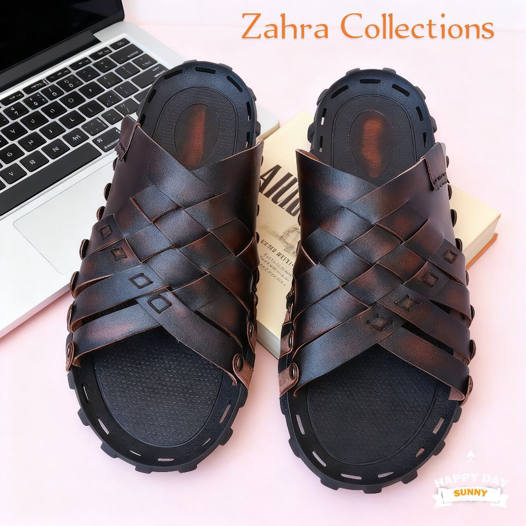 Sandal Kulit Pria Sandal gunung Kulit Asli