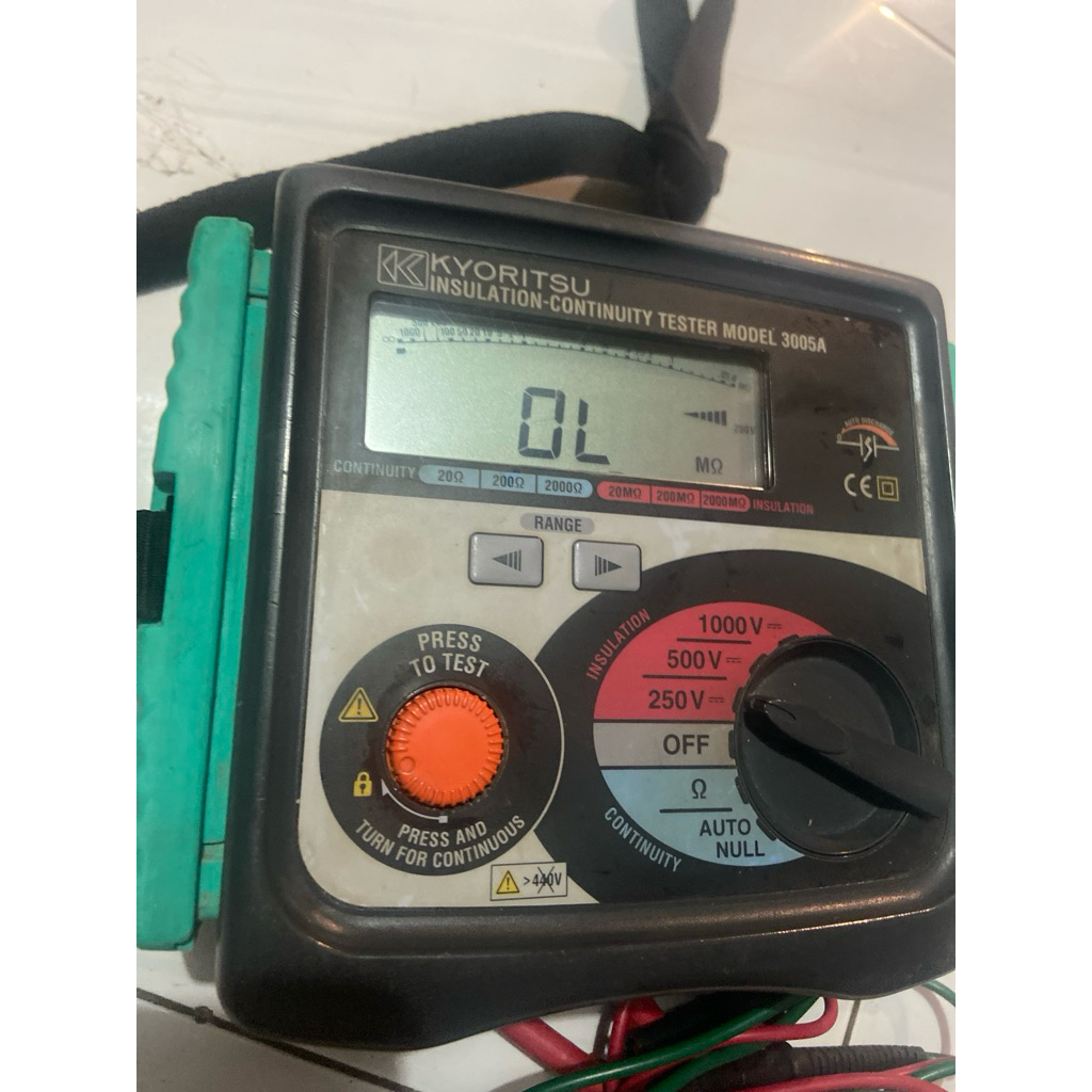 KYORITSU 3005A DIGITAL INSULATION / CONTINUITY TESTER  second