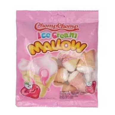 Chomp-Chomp Ice Cream Mallow Strawberry 60gr
