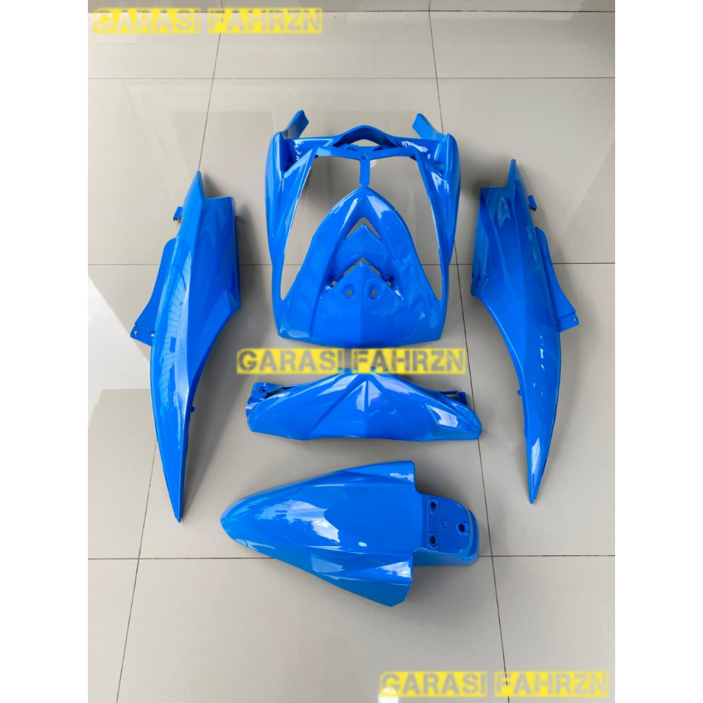 cover full body halus motor mio soul warna biru polar / body halus motorcycle