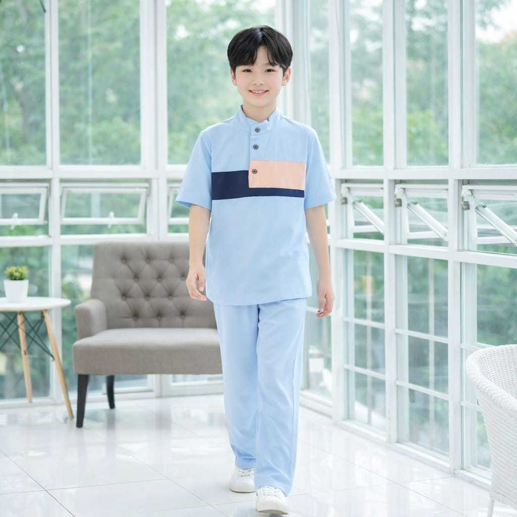Set Koko anak Erren Fashion Muslim anak laki-laki_HasanahOlshop