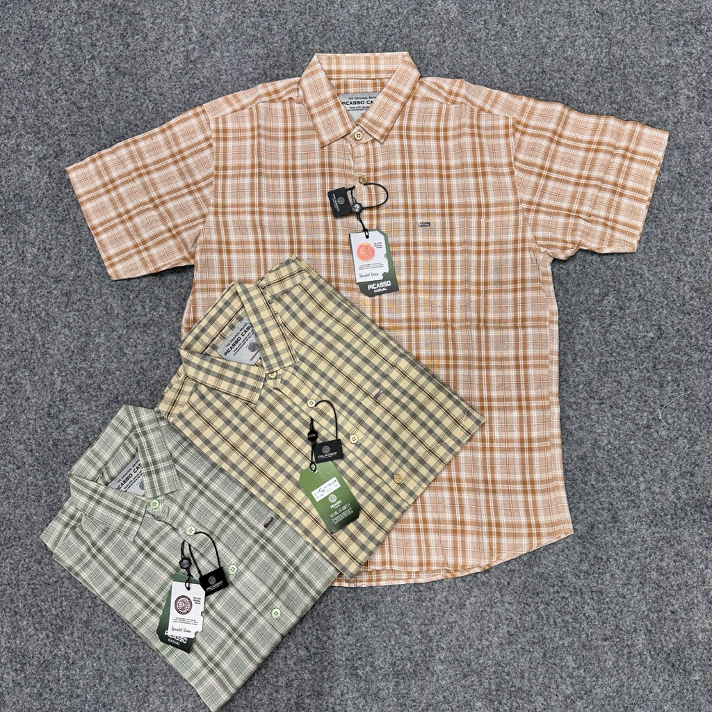 KEMEJA PRIA PICASSO ORIGINAL HIGH QUALTY 100%