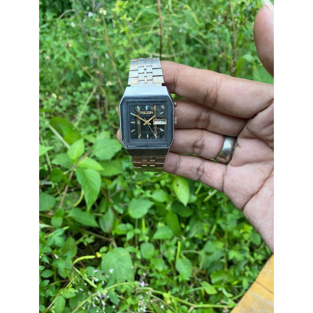 jam tangan vintage Ricoh automatic