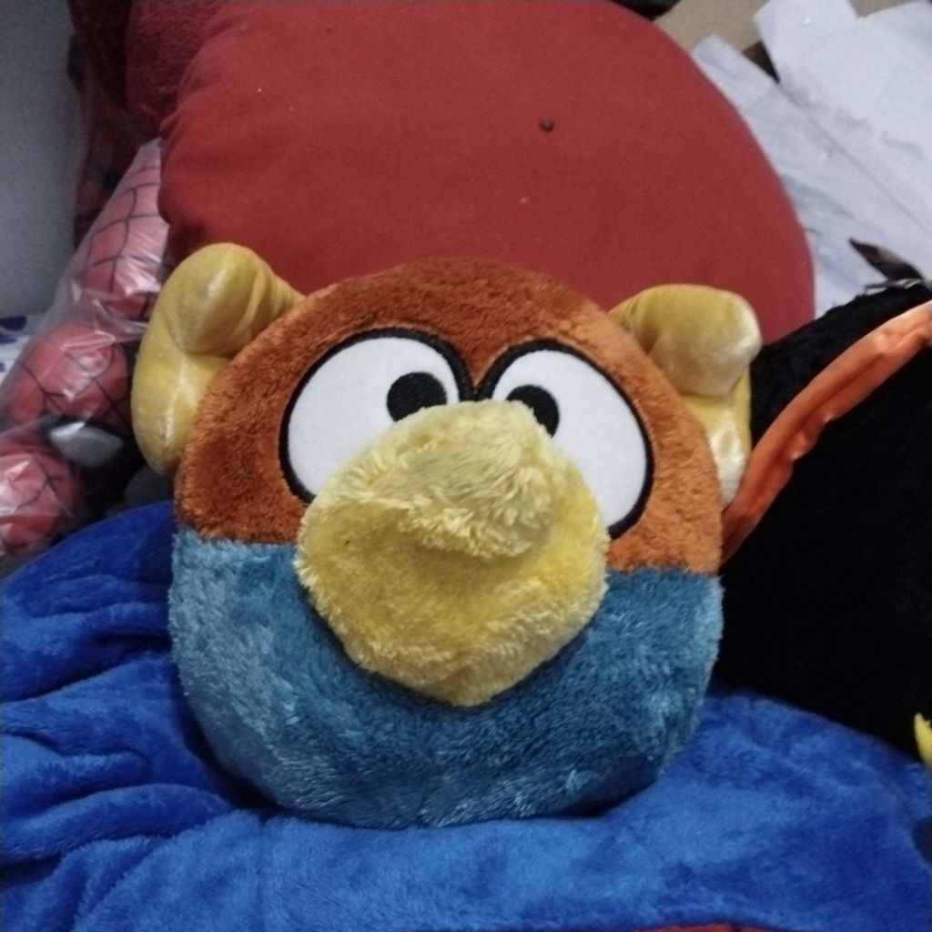 ANGRY BIRDS SPACE LIGHTNING BIRD 8" PLUSH TOY 2012 COMMONWEALTH