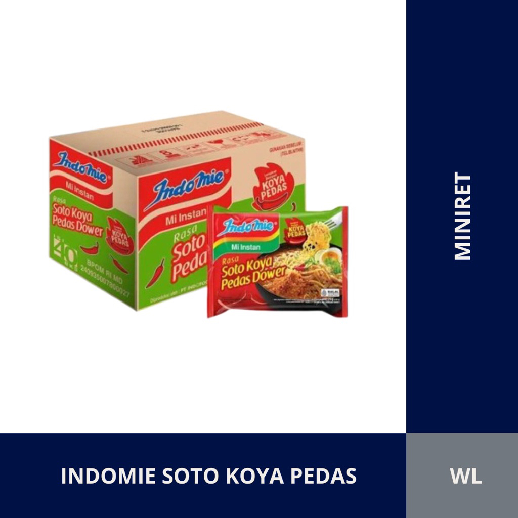 INDOMIE SOTO KOYA PEDAS DOWER 1 DUS | MIE INDOMIE SOTO KOYA PEDAS DOWER