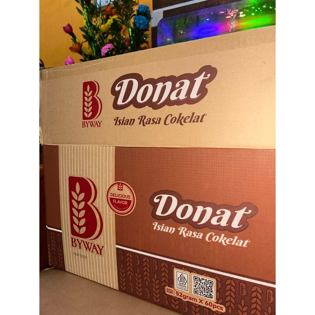 Roti Donat BYWAY 1dus isi 60pcs