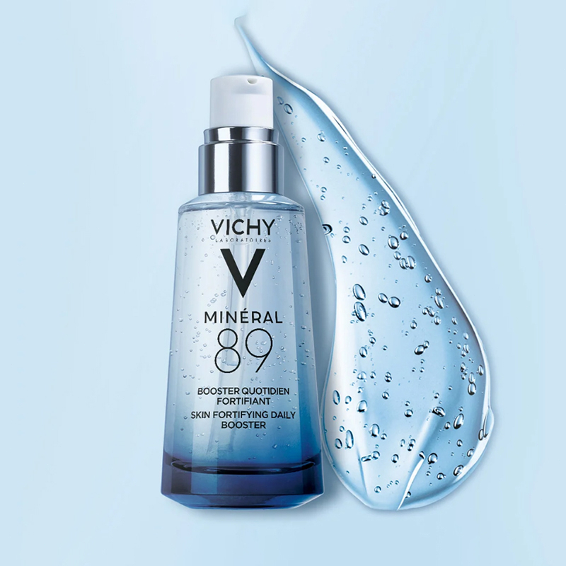 Vichy Serum 50ml /Vichy Mineral 89 Penguat Wajah Harian dengan Asam Hyaluronic/Vichy Mineral Essence