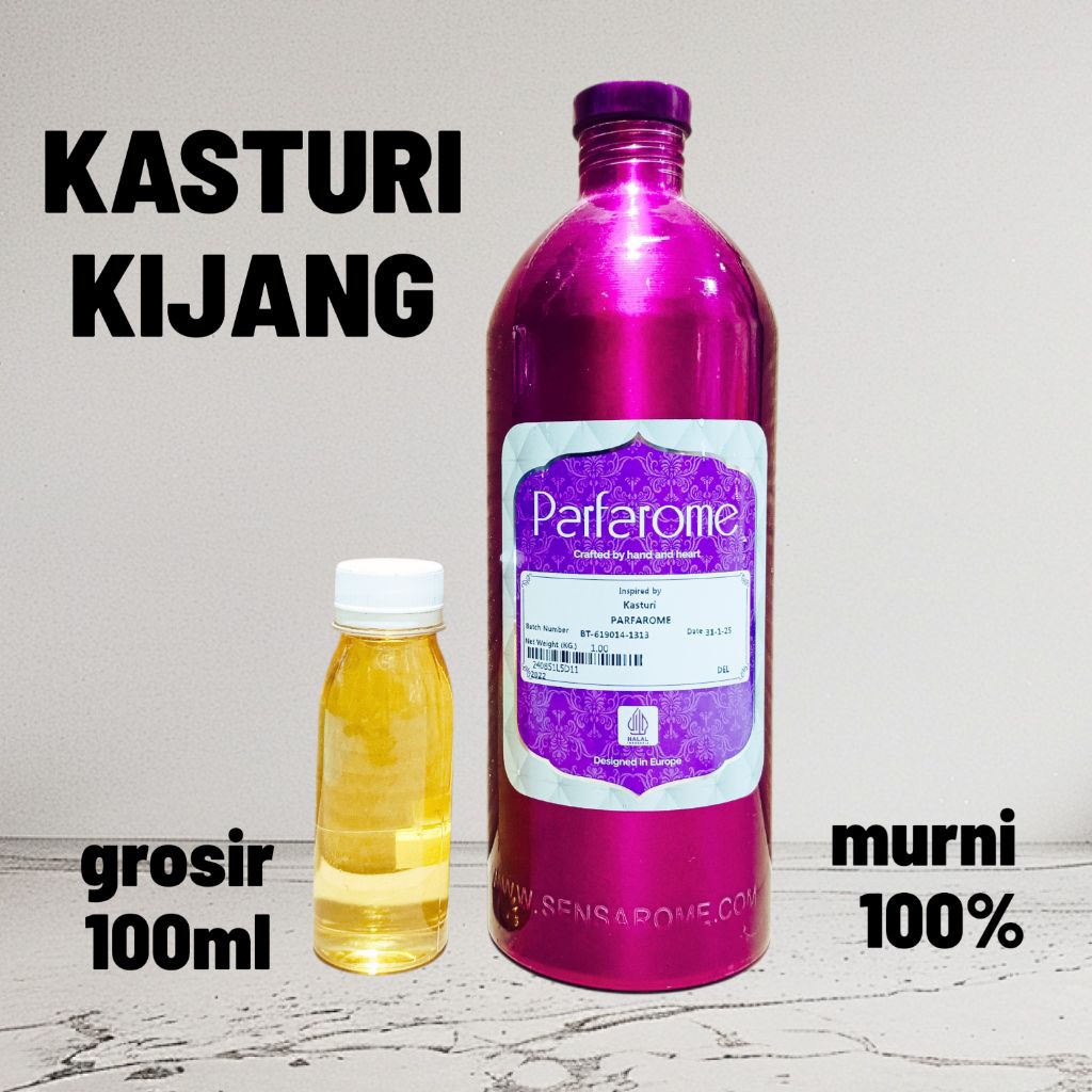 (100ml) Kasturi kijang 100% murni parfum parfarome