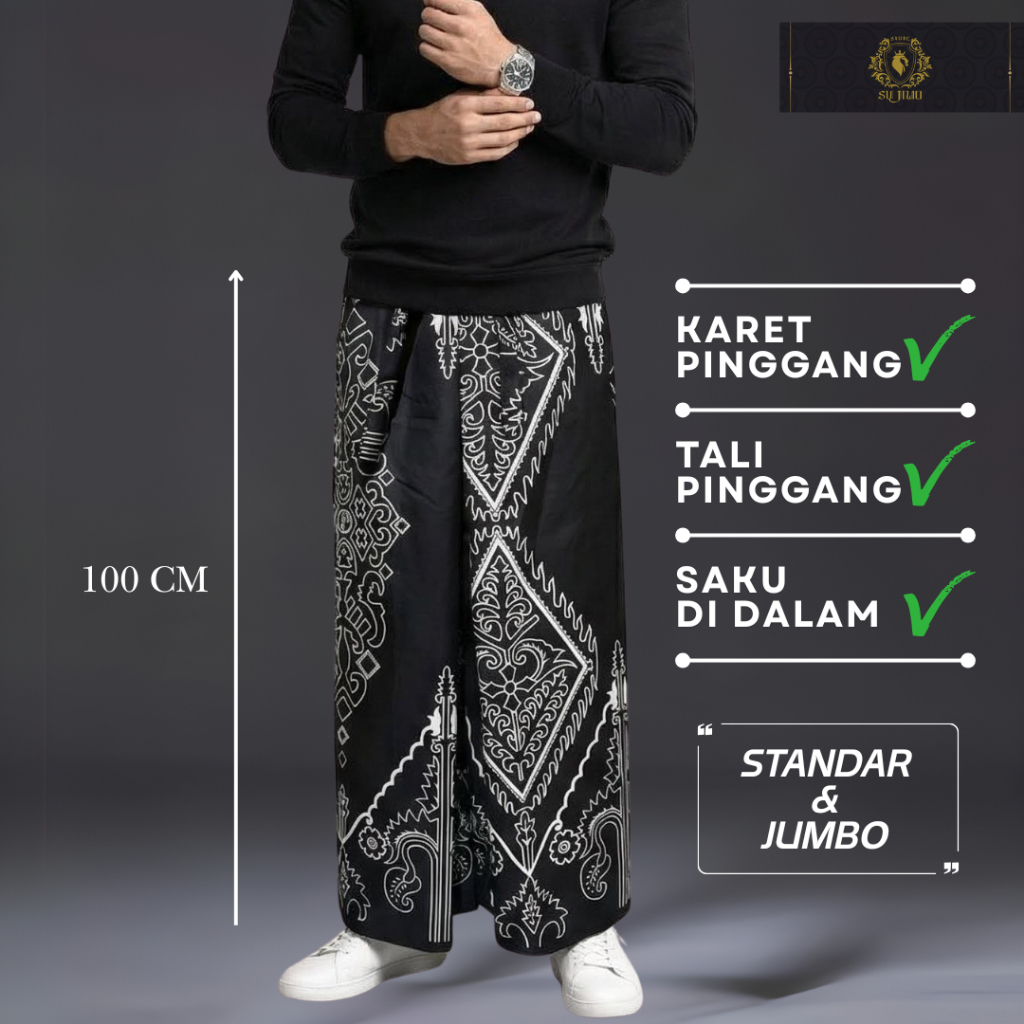 sarung instan saku dewasa karet pinggang model rok sarung batik muslim terbaru sarang tawon cod