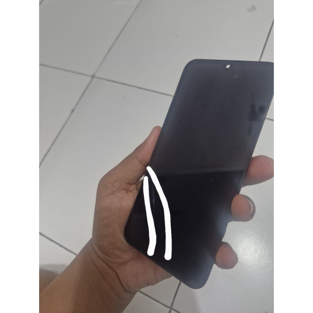 lcd original copotan samsung a15 minus retak 2 helai
