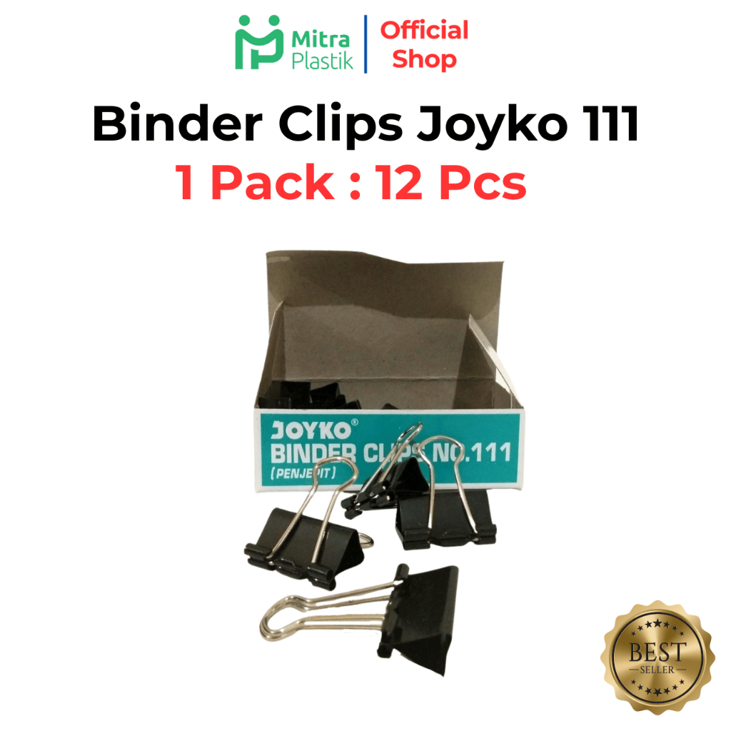 Binder Clips Joyko Binder Clips No 111 Penjepit Kertas Paper Clip Besar Paper Clip Hitam